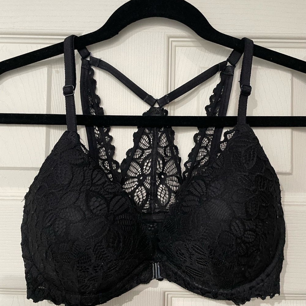 PINK Victoria's Secret Black Lace Bra